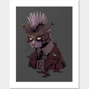 Punk Cat Posters and Art